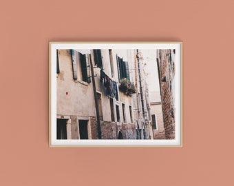 Laundry Room Photos,Venice Print,Venice Poster,European Street Prints,Italy Print,Italy Poster
