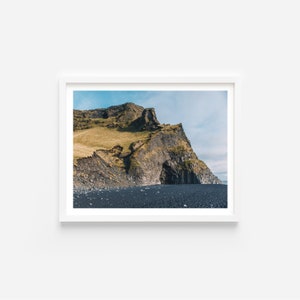 Vik Island,Island Druck,Island Fotografie,Island Landschaft,Island Poster,Reise, Schwarzer Sandstrand