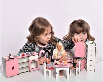 etsy barbie furniture