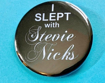 LINDSEY BUCKINGHAM Go Insane PROMO Pinback Vintage 1984 Large 2.25 Badge Button Fleetwood Mac Stevie Nicks Elektra Records