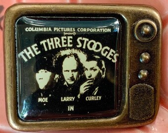 Three Stooges Rushmorons Funny T-Shirt Vintage TV Apparel Nostalgia Graphic Tees Birthday Gift Unique Item