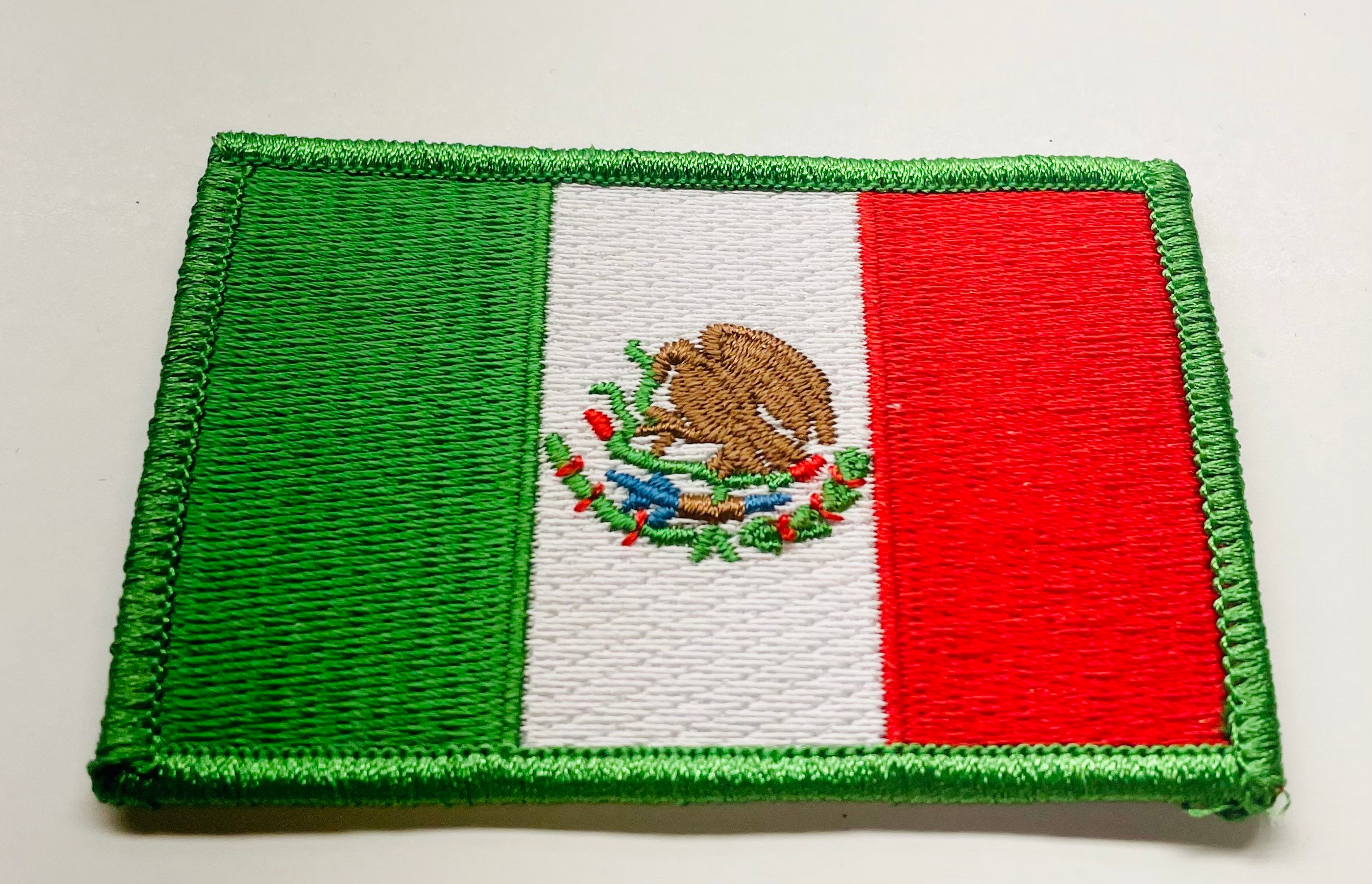 Mexico FLAG Patch Mexican Pride Flag Patch Sew on or Iron on -  Hong  Kong