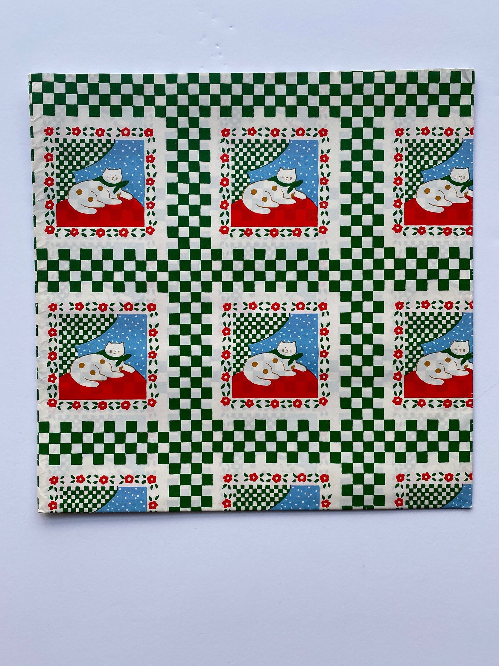 1970s Christmas Wrapping Paper 