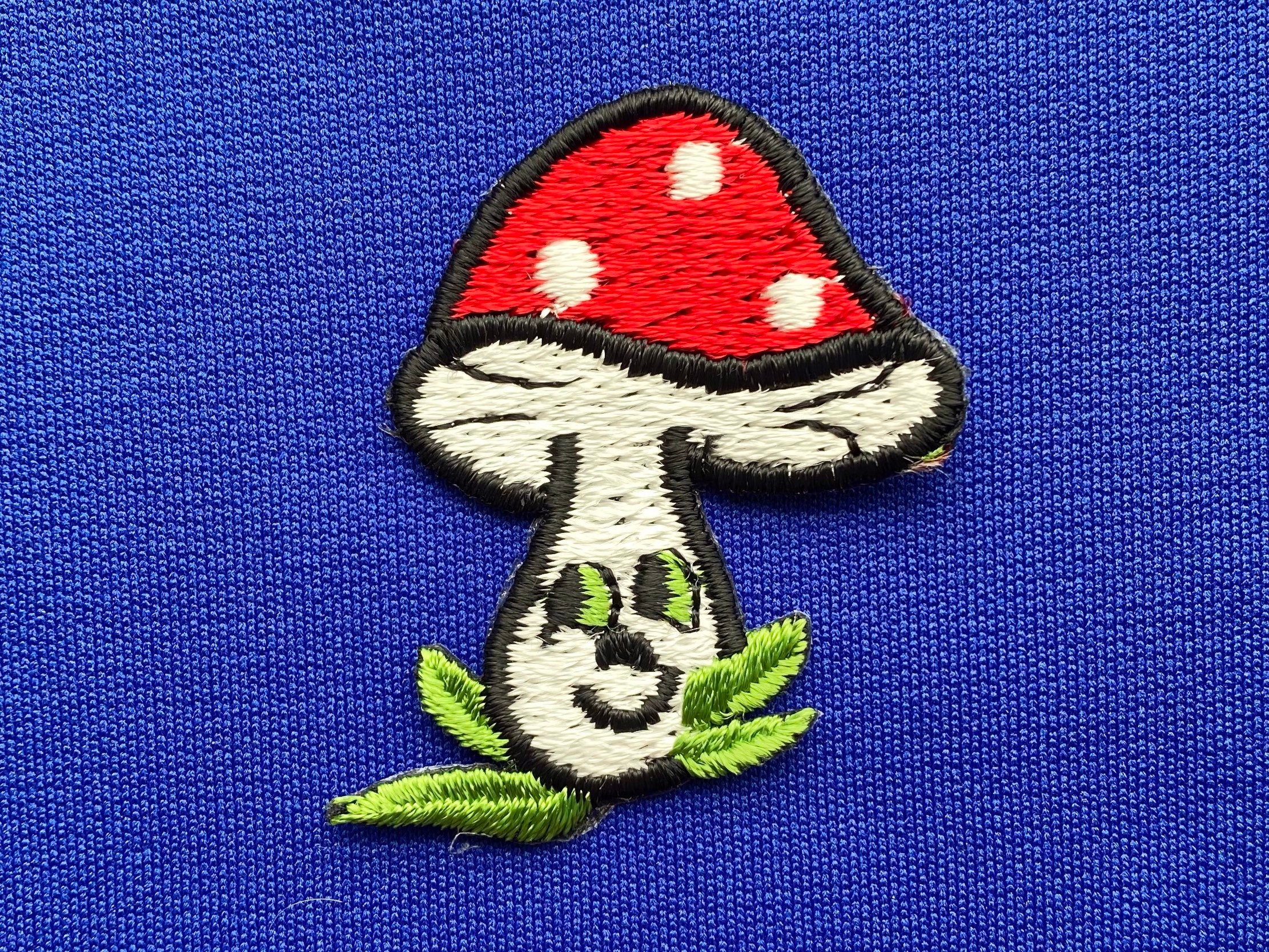 Mushroom DIY Applique Sticker Craft Embroidered Sew Iron On Patches Badge Fabric Mushroom DIY Applique Sticker Craft Embroidered Sew Iron On Patches Badge Fabric