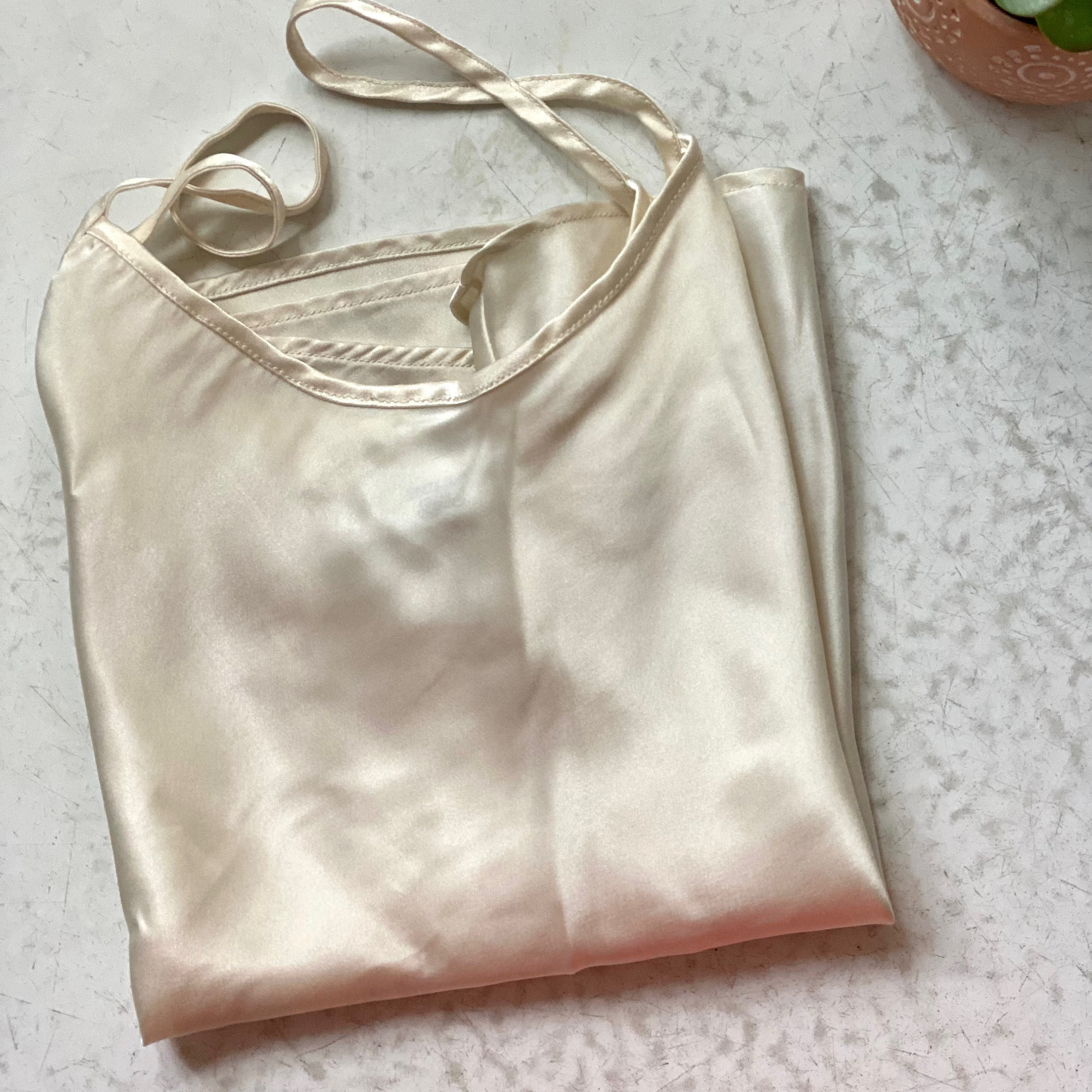 Cosabella Vintage 90s Sheer Mesh Lace Camisole Top Size L