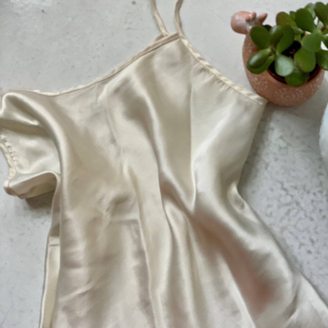 Haut Camisole Maurices - Couleur Beige Nude - Dentelle - Bretelles Ajustables - Taille S - Très Bon état