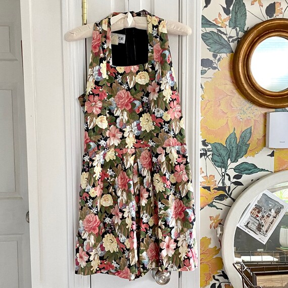 Floral Romper // Vintage 80s // Cotton Romper