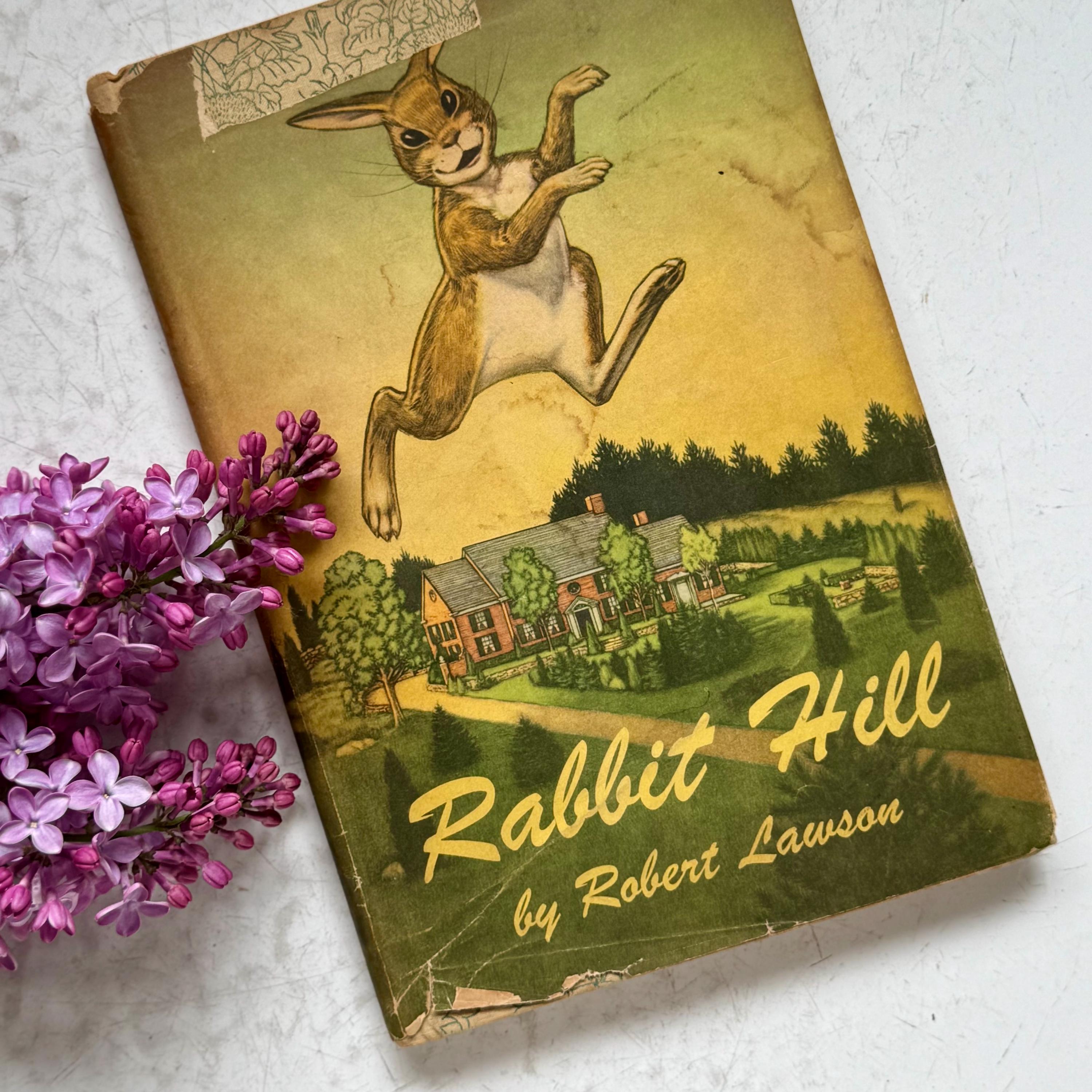 Rabbit Hill by Robert Lawson: Vintage Children's Book, 1944 First Edition