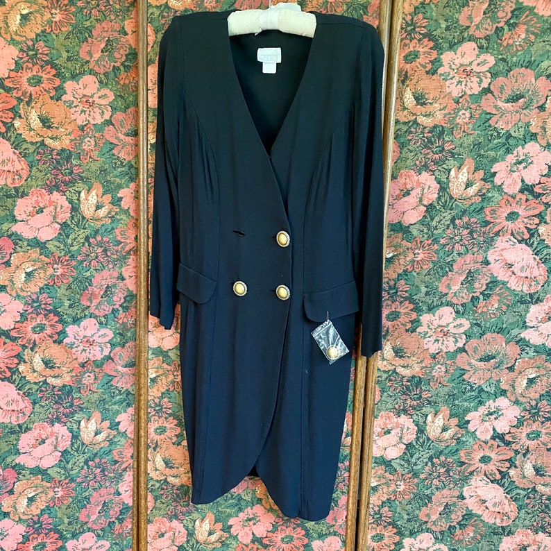 90s Moda Intl Blazer Dress // Vintage 90s // Party Dress // Size 8 image 2