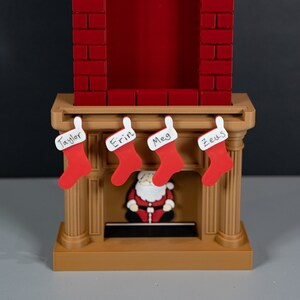 Santa Chimney Christmas Countdown Advent Calendar - Etsy