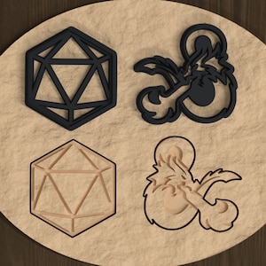 Dungeons & Dragons Cookie Cutters