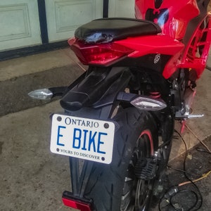 Ontario E-Bike License Plates