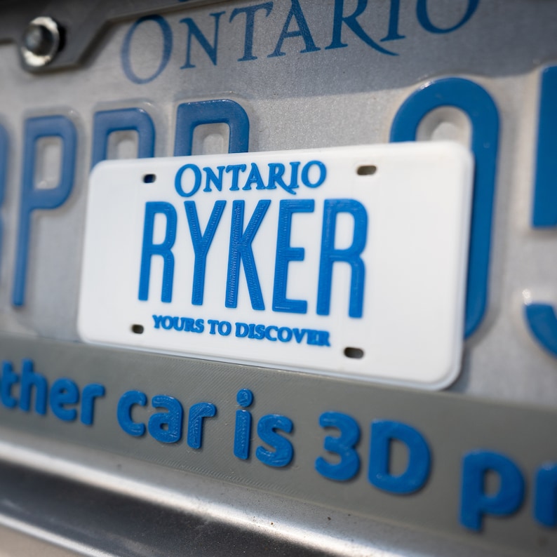 Mini Ontario License Plates Etsy Canada