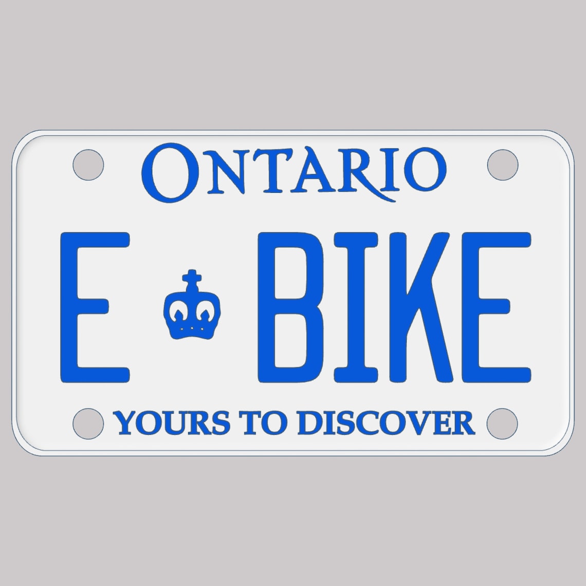 Custom Ontario Ebike License Plates Etsy UK