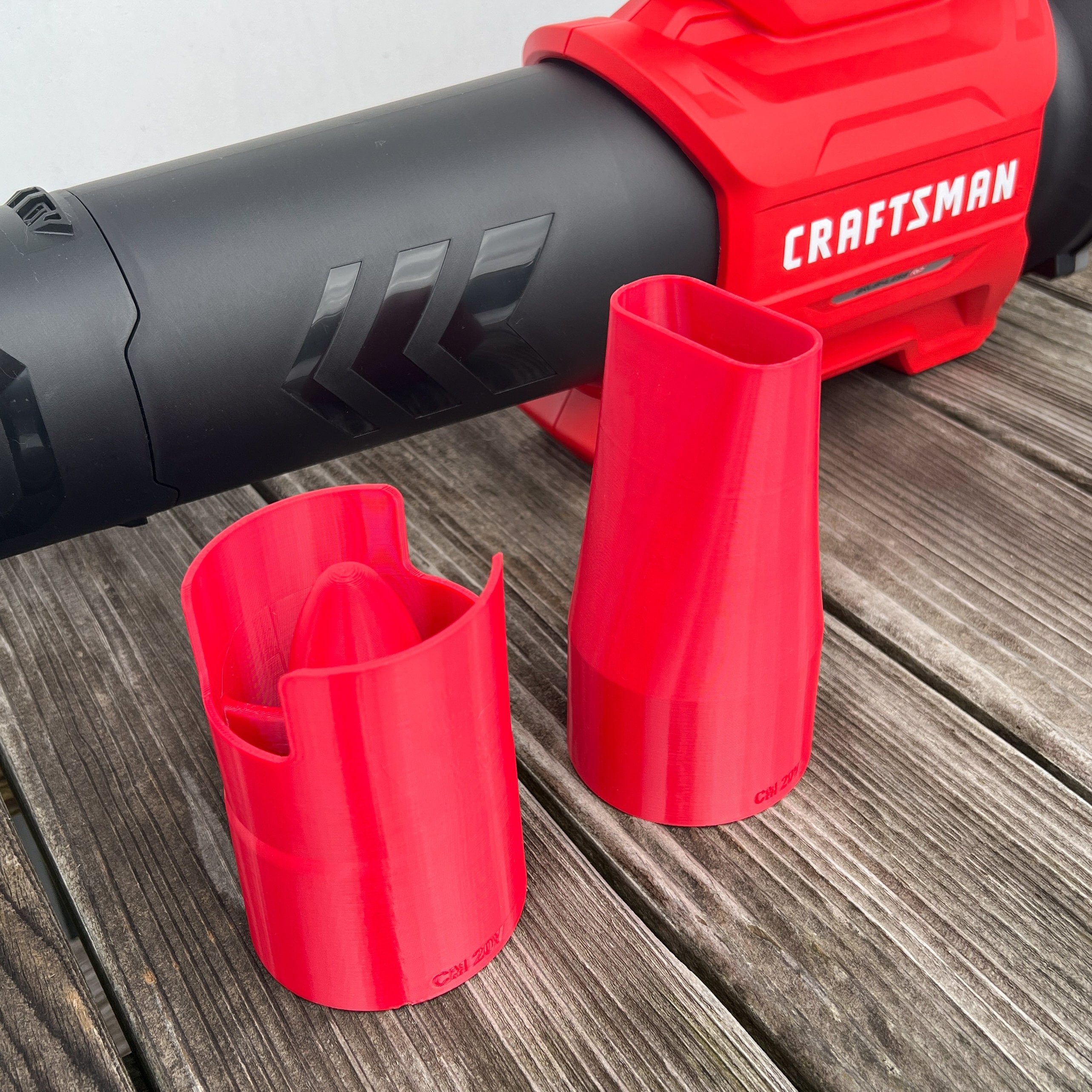 Craftsman V20 R+P Leaf Blower Nozzles - Turbo & 360 Rotating Fan Tip
