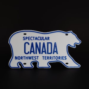 Mini Northwest Territories License Plates