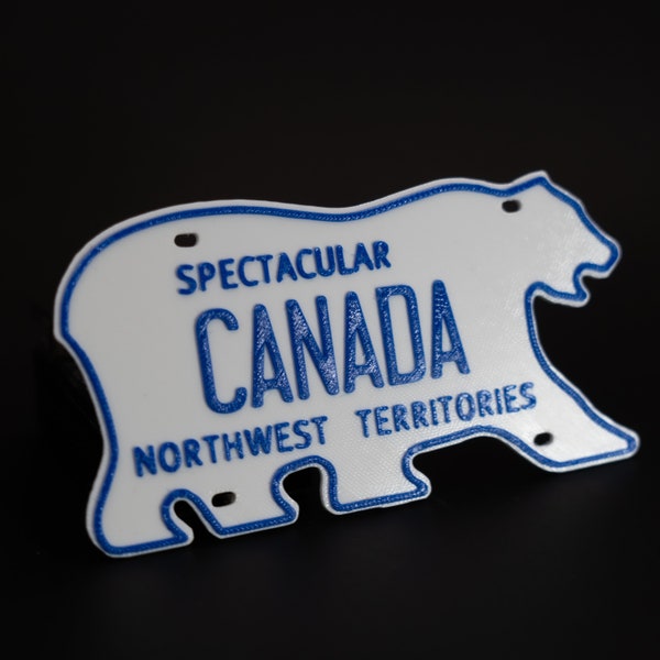 Replica Northwest Territories License Plates