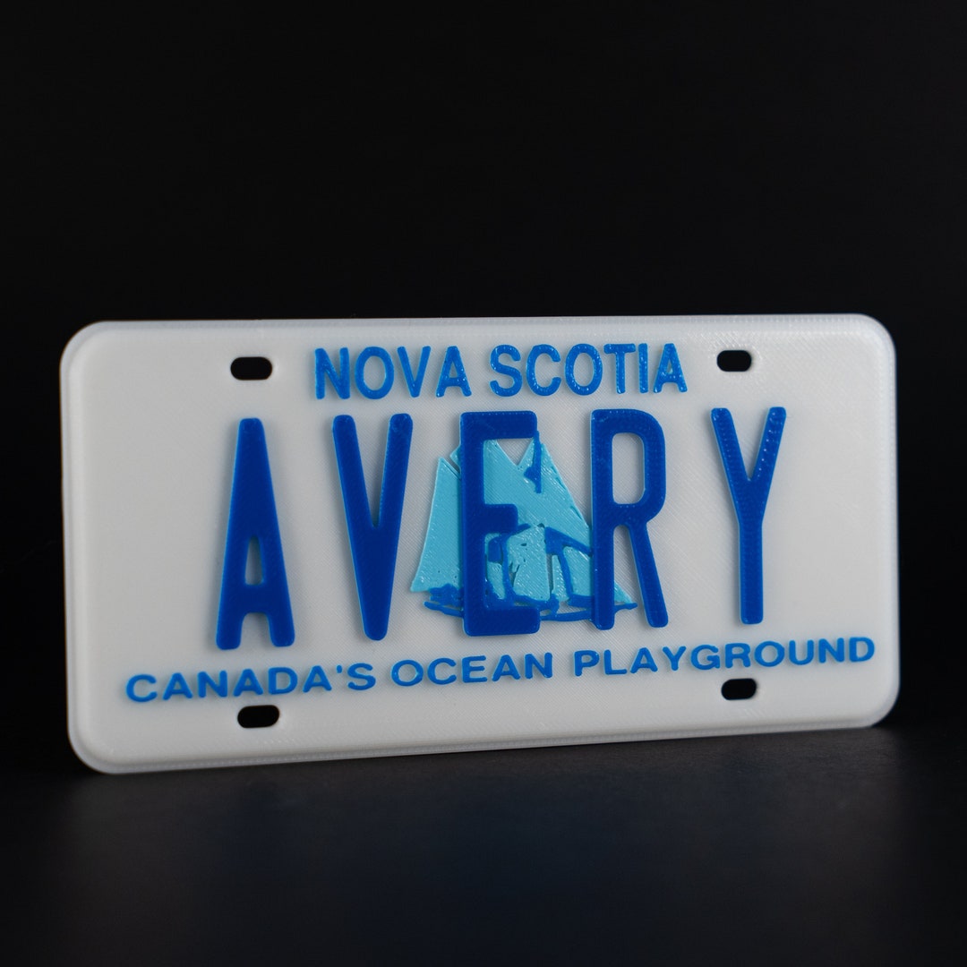 Replica Nova Scotia License Plates Etsy