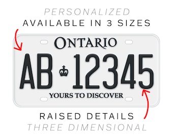 Replica Ontario Truck License Plates