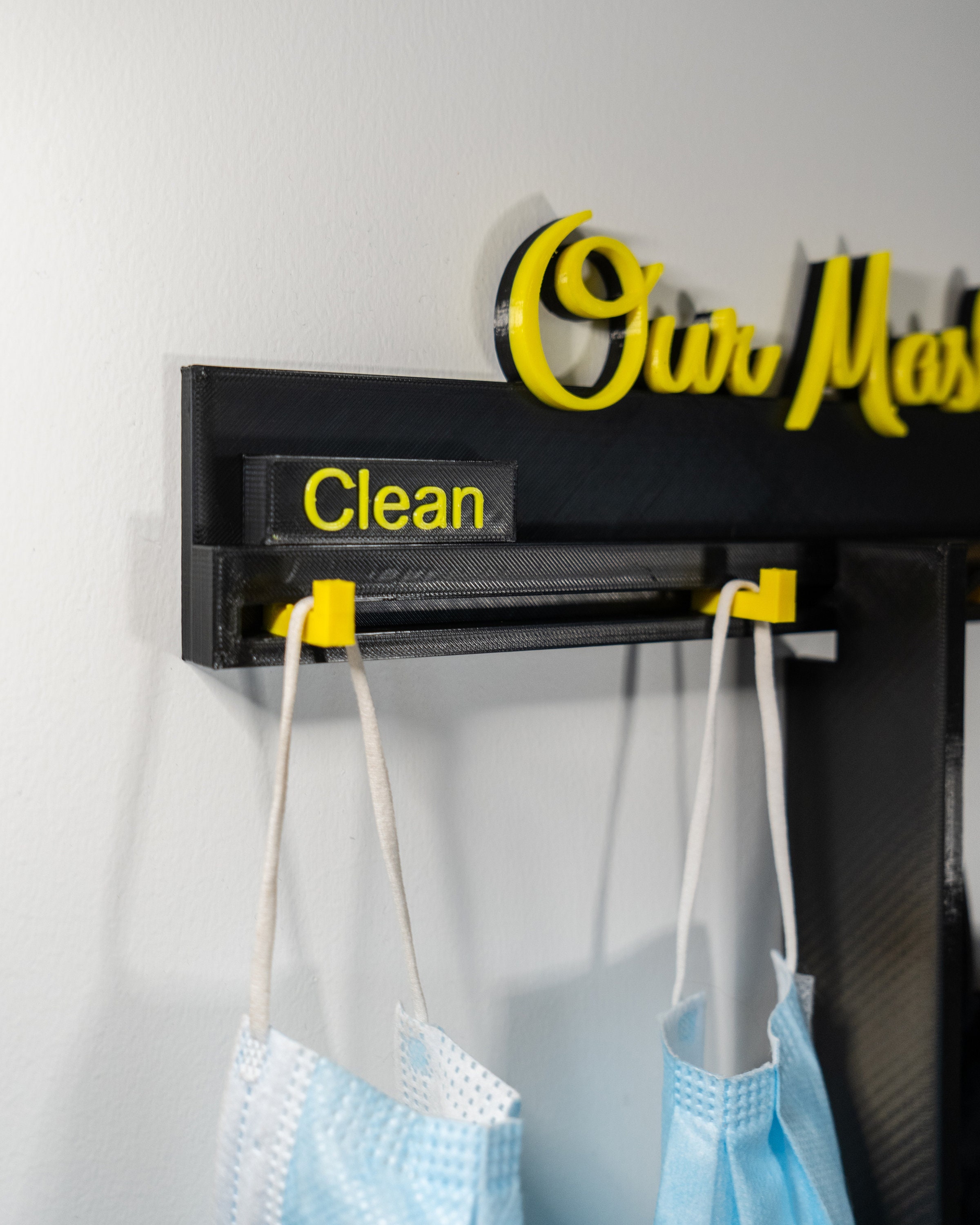 The Ultimate Mask Rack Modular Personalized & Customizable Etsy