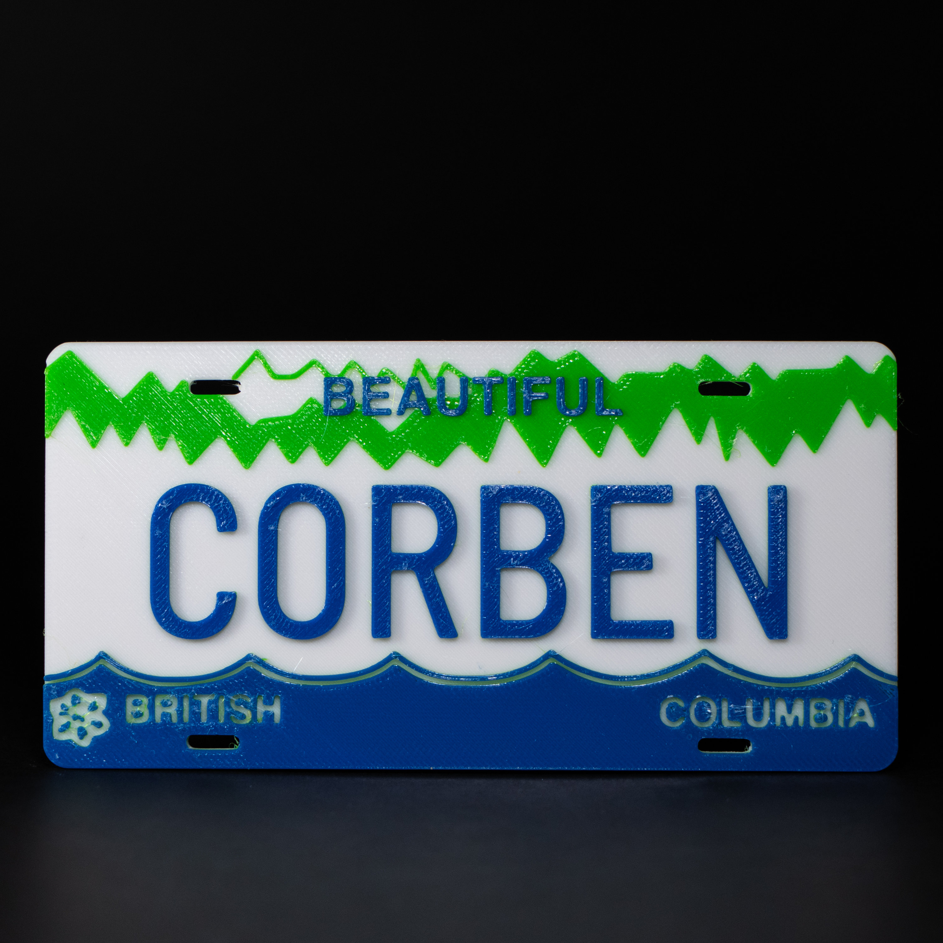 Mini British Columbia License Plates
