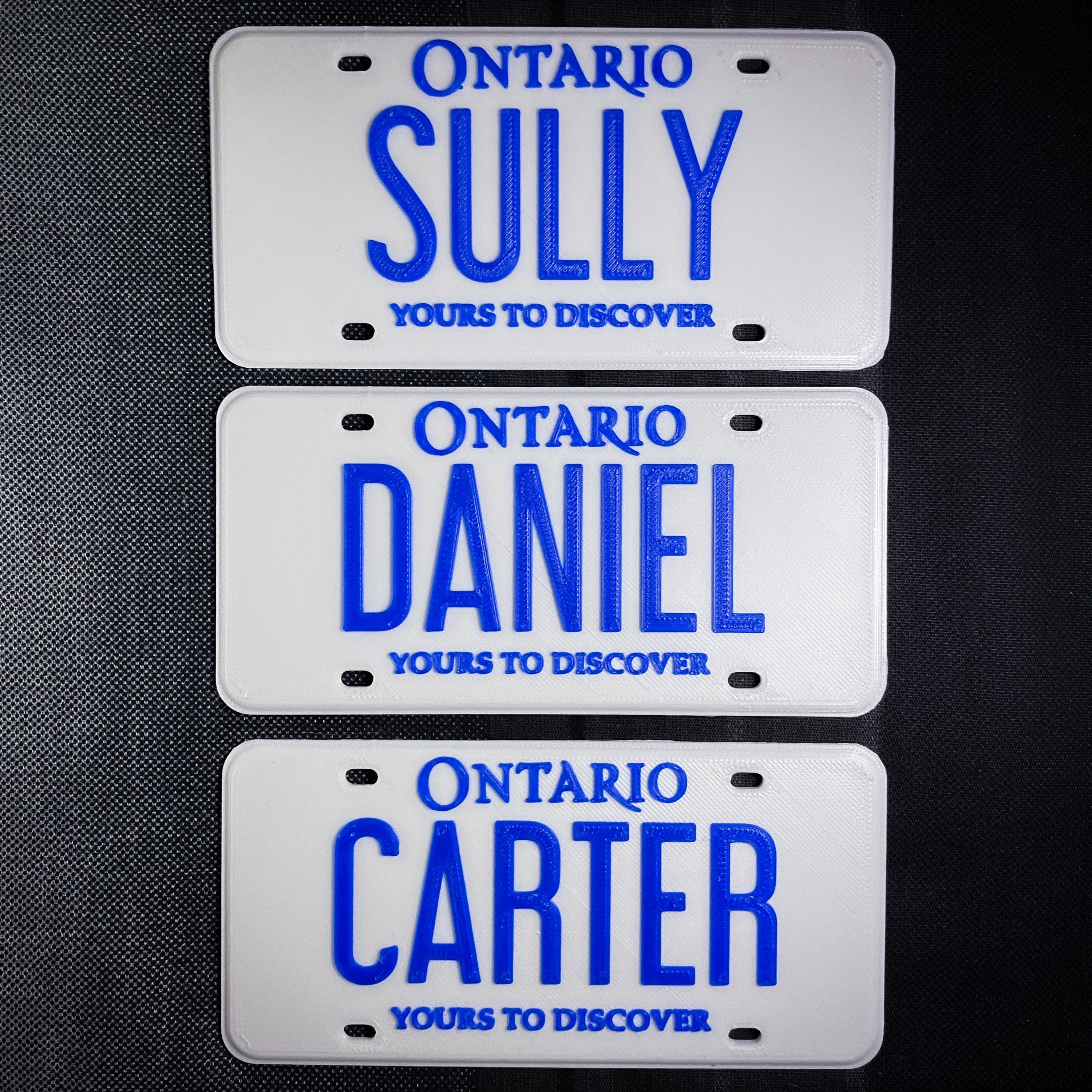 Mini Ontario License Plates Etsy