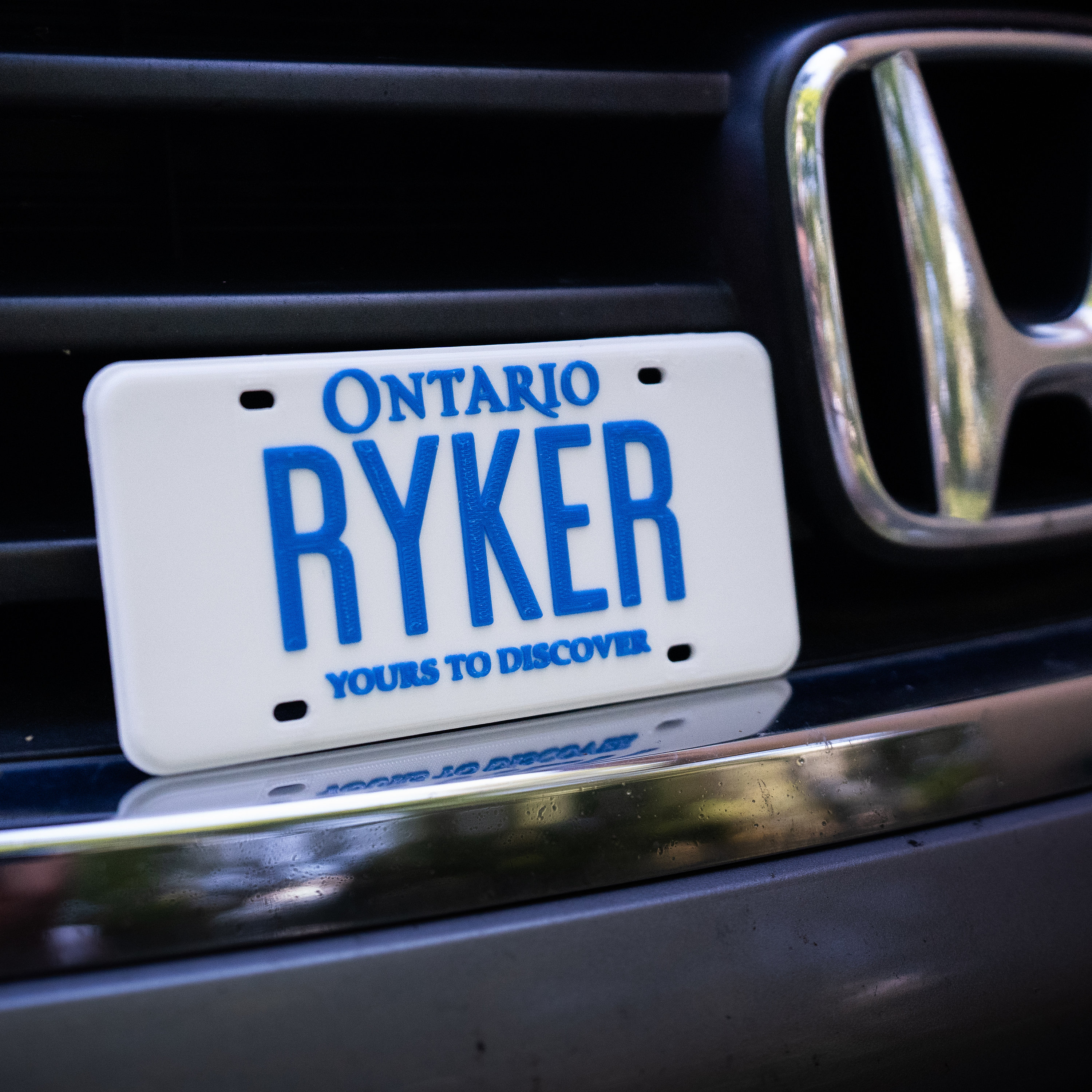 Mini Ontario License Plates Etsy
