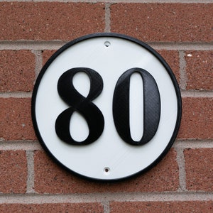 Circle House Number