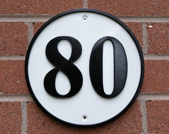 Circle House Number