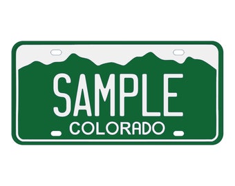 Replica Colorado Vintage License Plates