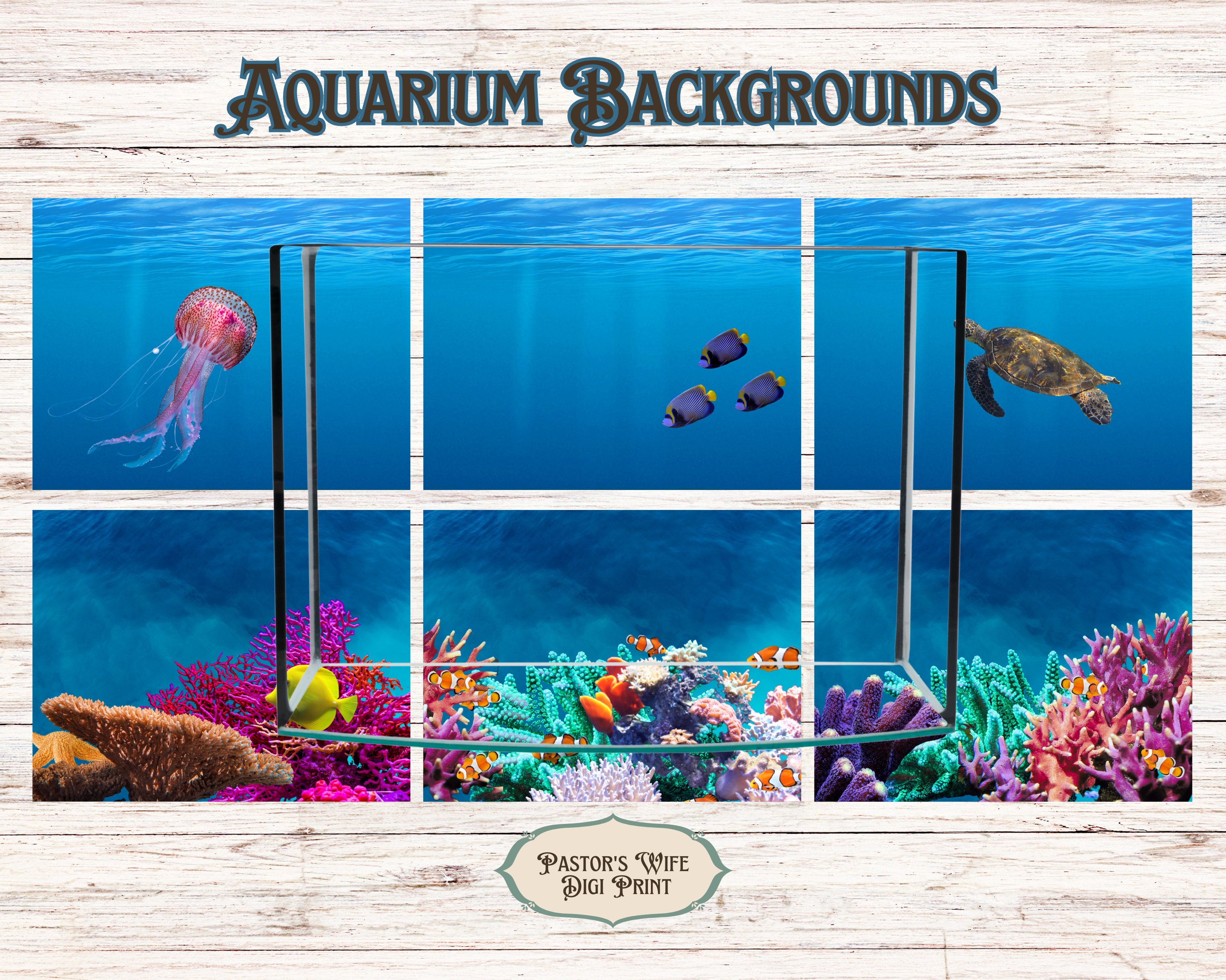 Aquarium 1 meter Background Sticker for Fish Tank 3 Meter, self Adhesive  Single Side Fish Tank Decorative, Waterproof Aquarium Background  (60cm-Black)