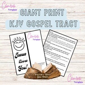 May include: A printable gospel tract with a black and white smiley face, the words "Jesus Loves You!" and a Bible verse from John 3:16. The tract is designed to be printed and shared as a way to spread the Christian message.