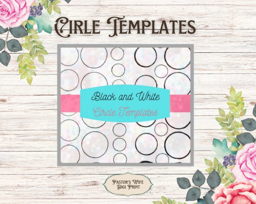 Digital Hole Punch, 3 Sizes of Circles Template 1.5 Inches 1.25 Inches Digital Hole Punch, 3 Sizes of Circles Template 1.5 Inches 1.25 Inches