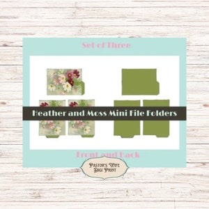Mini File Folders