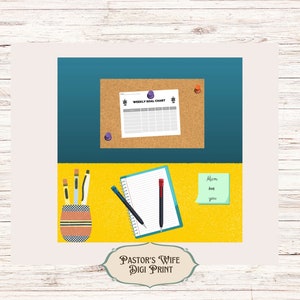 Weekly Christian Homeschool Goal Charts