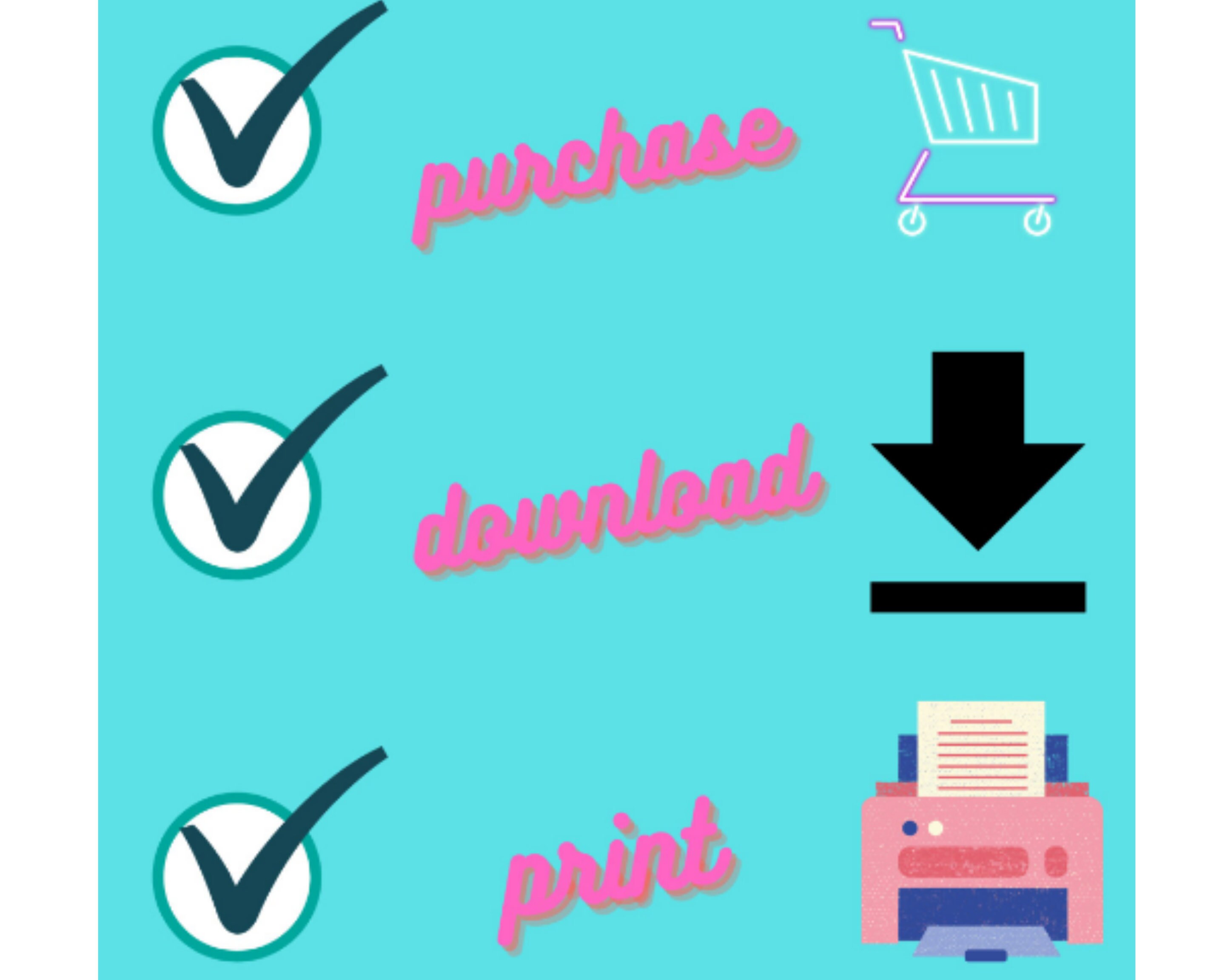 Ice Cream Coloring Pages/Posters Digital Downloads | Etsy