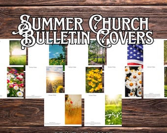Boletín de la Iglesia de Verano: Versículos de la Biblia RV (Descarga digital)