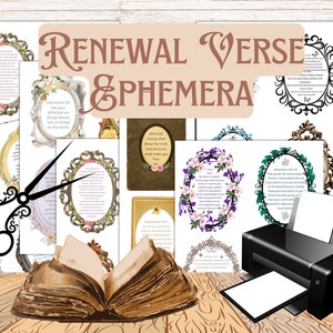 Efímeras de versículos sobre la adicción, Efímeras de versículos de la KJV, Efímeras de versículos de restauración, Efímeras cristianas, Efímeras de diarios de oración, Efímeras bíblicas