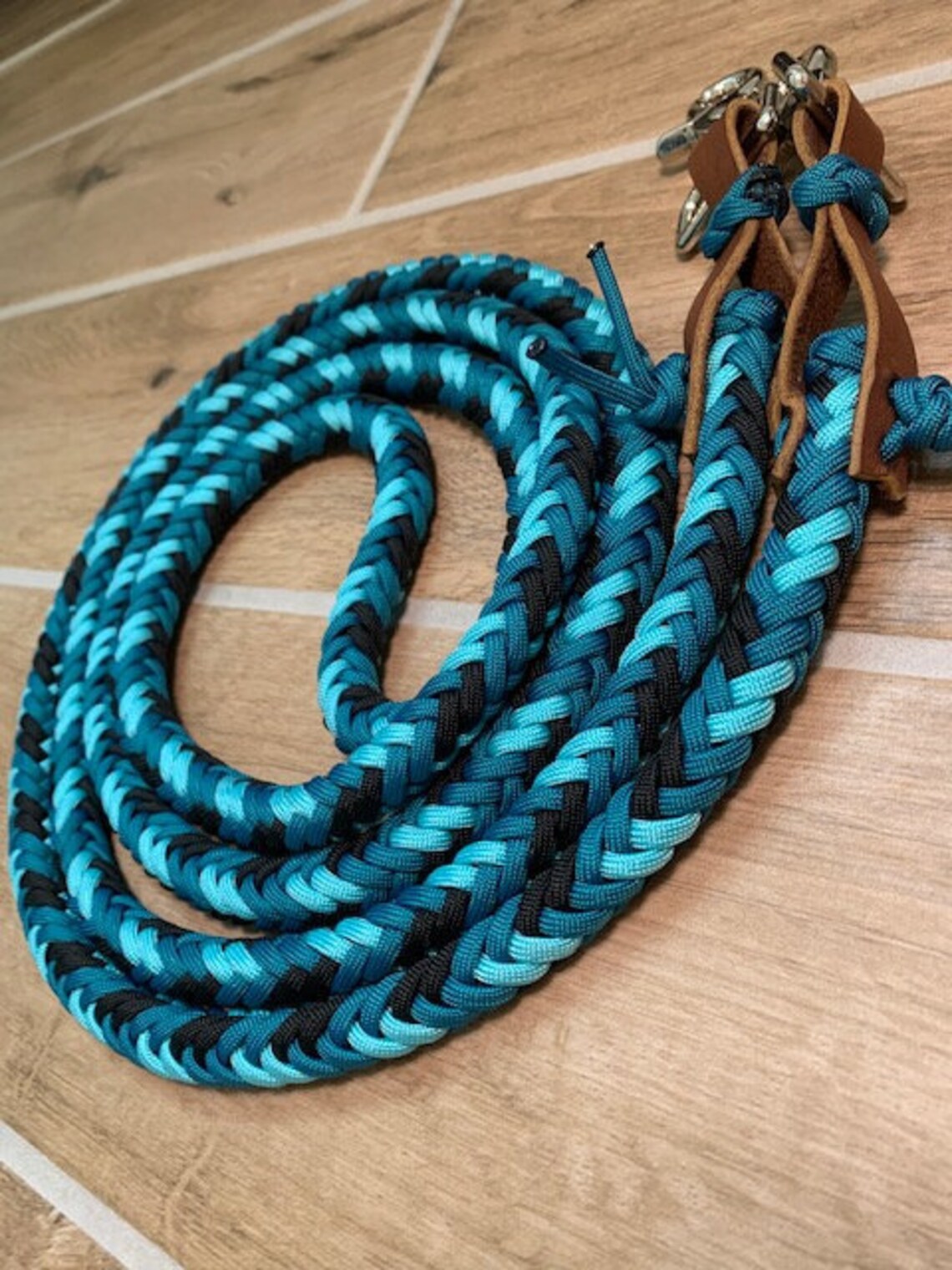 Paracord reins custom reins horse trail reins barrel racing Etsy
