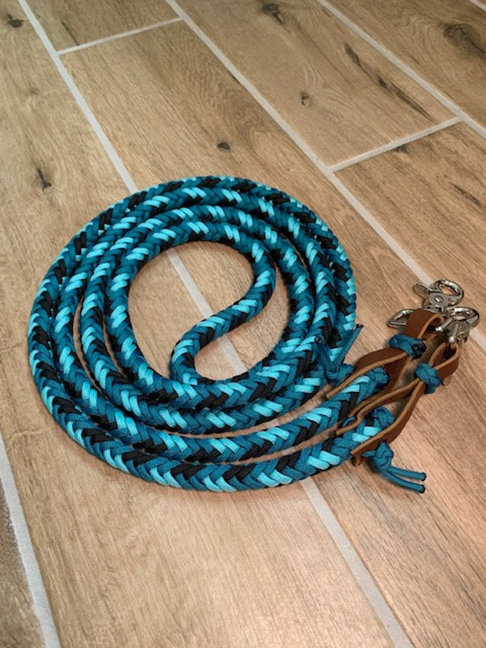 Paracord reins custom reins horse trail reins barrel racing Etsy