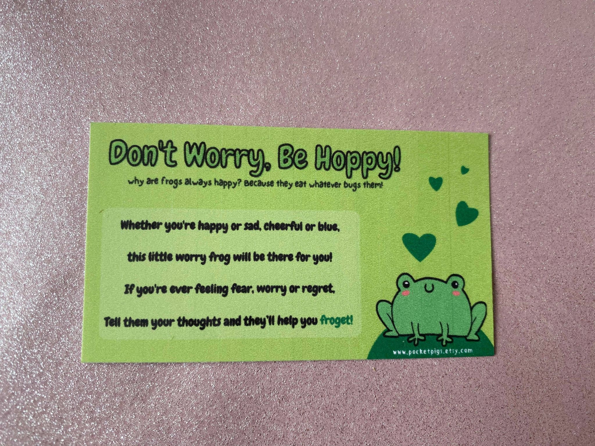 POSITIVE FROGS frog worry pet positivity gift send a hug Etsy POSITIVE FROGS frog worry pet positivity gift send a hug Etsy