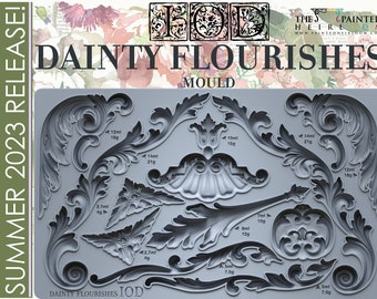 Dainty Flourishes by IOD - Iron Orchid Designs - Summer 2023 Release