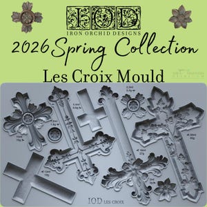 Les Croix Mould by IOD - Iron Orchid Designs