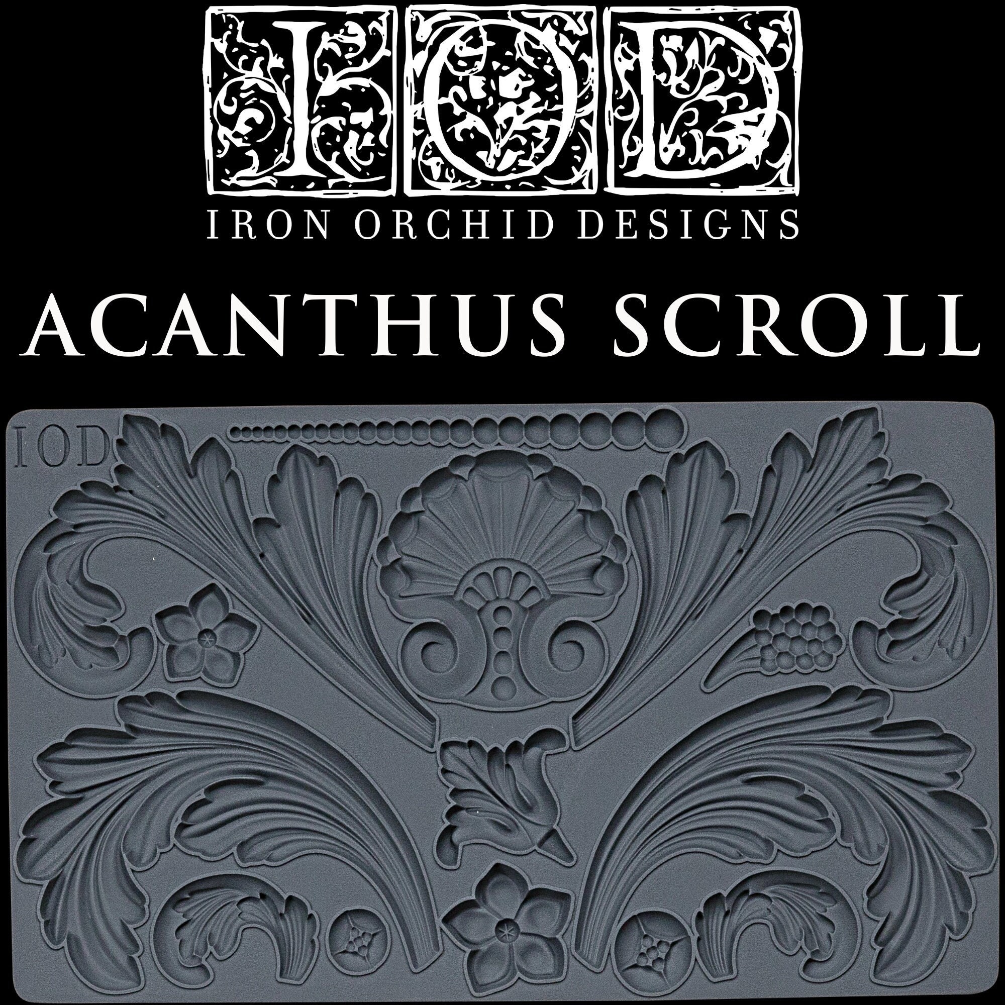 ACANTHUS SCROLL  IOD DECOR MOULDS™ – Twigs n' Posies