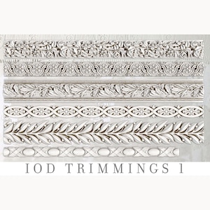 Trimmings 1 Decor Mould by IOD - Iron Orchid Designs
