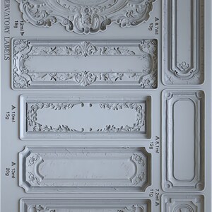 Conservatory Labels Mould by IOD Iron Orchid Designs image 8