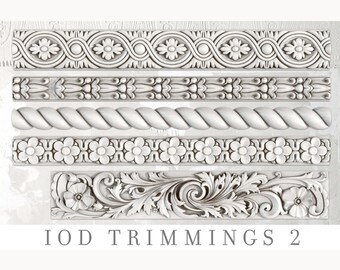Trimmings 2 Decor Mould by IOD - Iron Orchid Designs