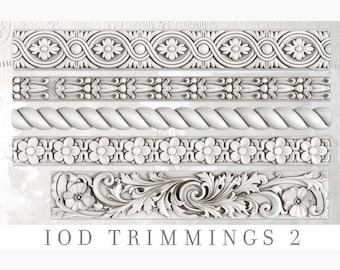 Trimmings 2 Decor Mould by IOD - Iron Orchid Designs