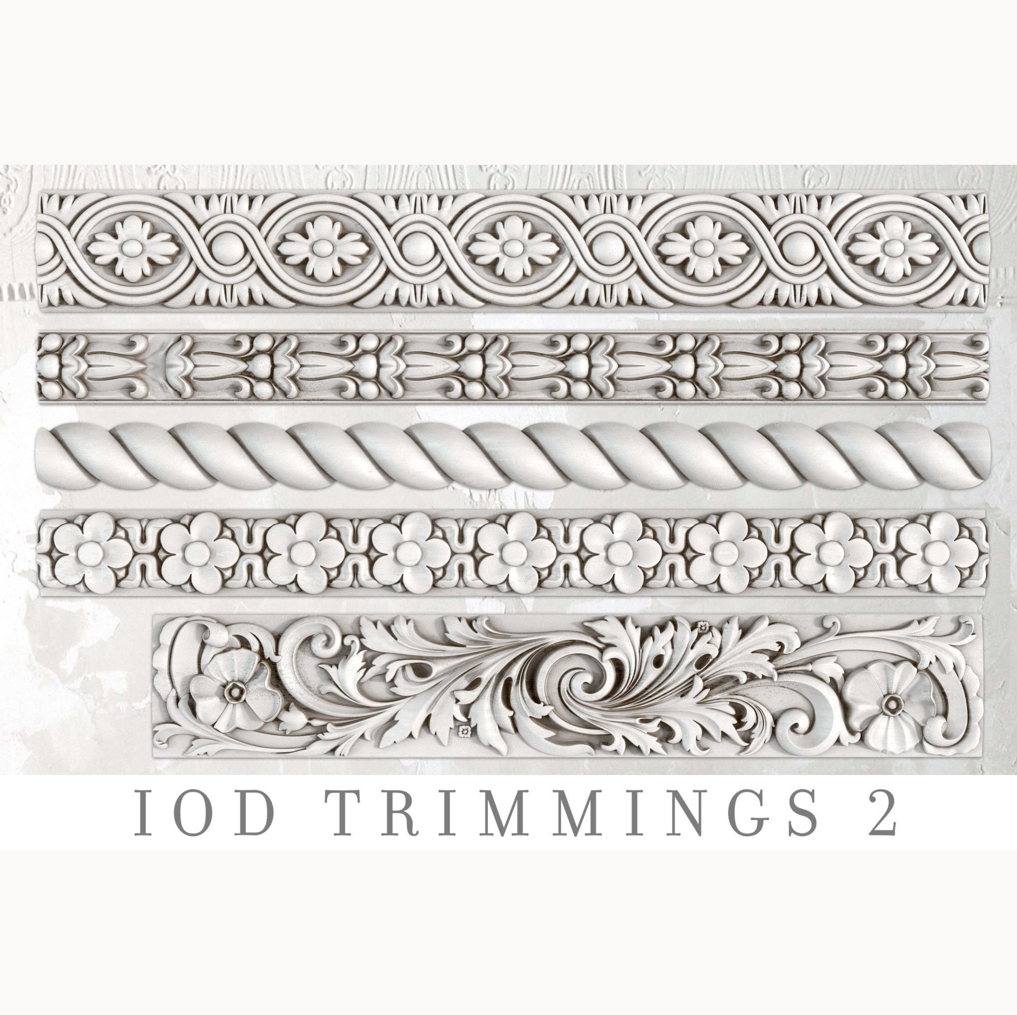 Trimmings 3 6X10 IOD Moulds™ – Knot Too Shabby