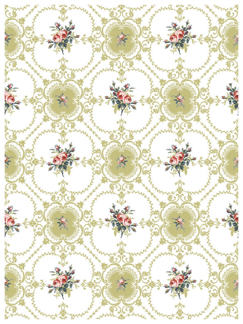 Lattice Rose Paint Inlay by (limited Release) IOD - Iron Orchid Designs ...